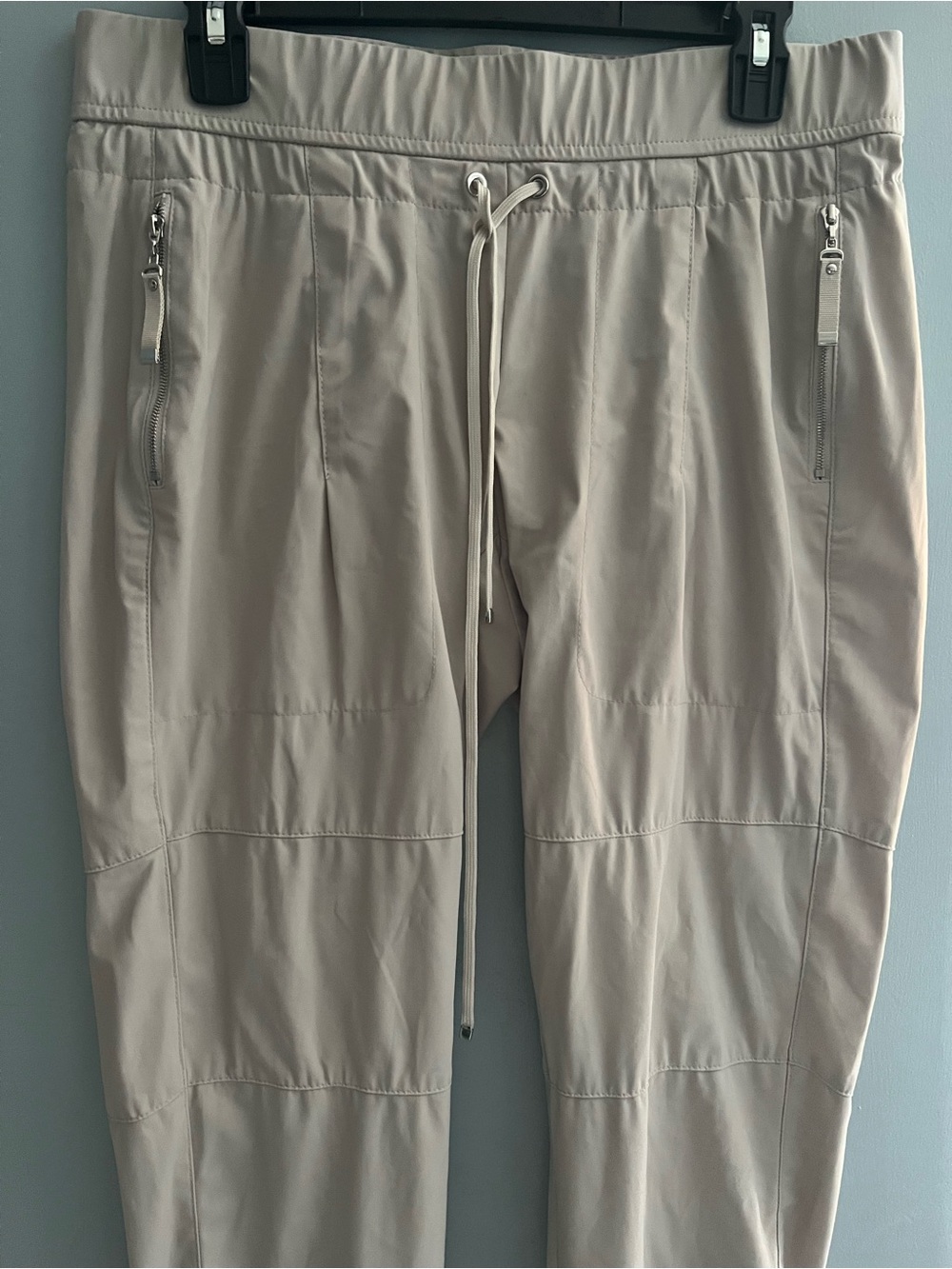 RAFFAELLO ROSSI Light Beige Drawstring Joggers - Picture 2 of 13